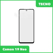 Стекло + OCA пленка для переклейки Tecno Camon 19 Neo (черный)