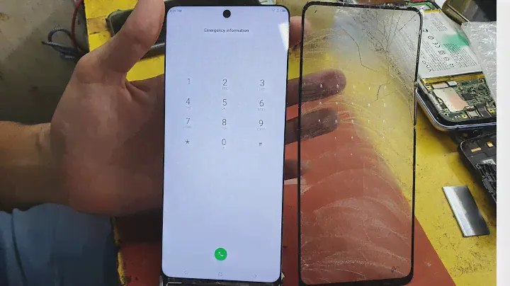 Восстановление треснувшего экрана Tecno Pova 2 - замена стекла