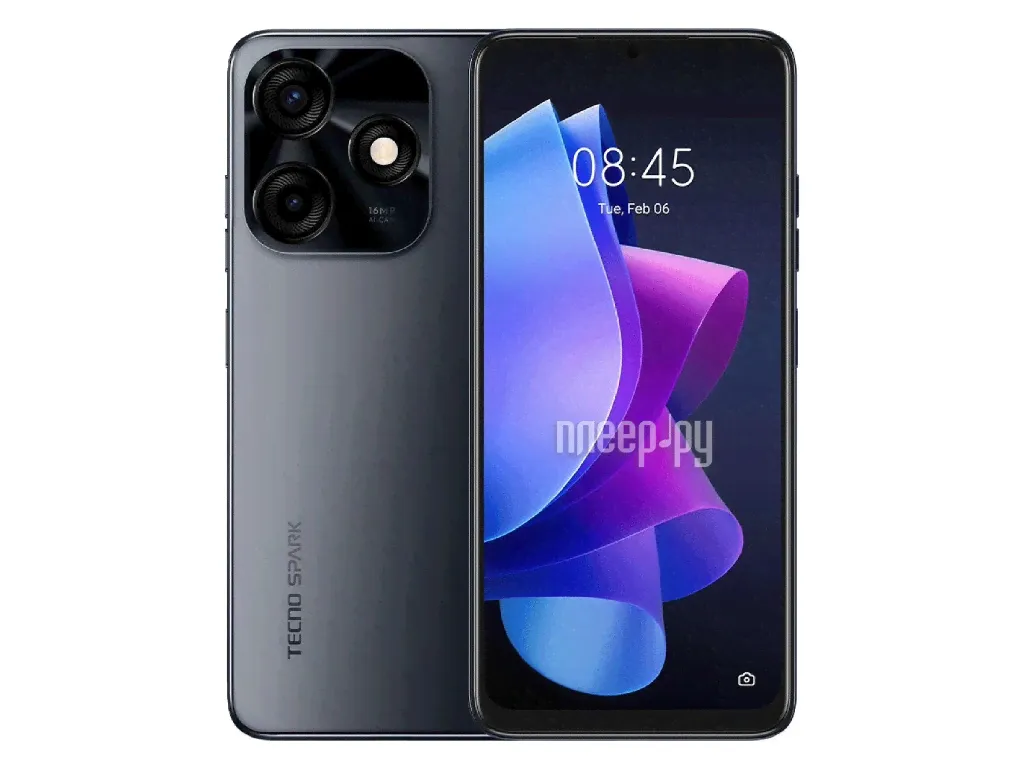 Сотовый телефон Tecno Spark 10C 4/64Gb KI5m Meta Black