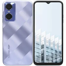 Смартфон Tecno POP 6 Pro, 6.6", IPS, 2 Гб, 32 Гб, 8 Мп, 5000 мАч, фиолетовый