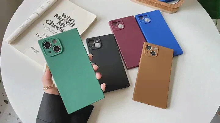 COCOMII Rectangle iPhone Case Silicone Camera Protector | Silky Soft Touch Minimalist Luxury