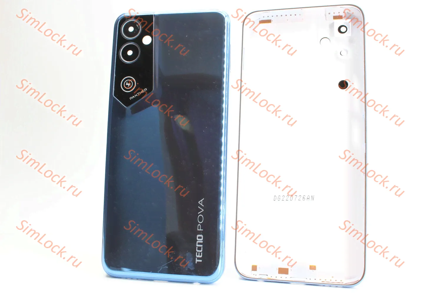 Задняя крышка Tecno Pova Neo 2 (LG6N), синий, К-2-1