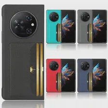 Для Tecno Phantom V Fold Дополнительная карта Полная Защита Складной Чехол Для телефона для Tecno Phantom V Fold PU Чехол Жесткая Задняя крышка ПК