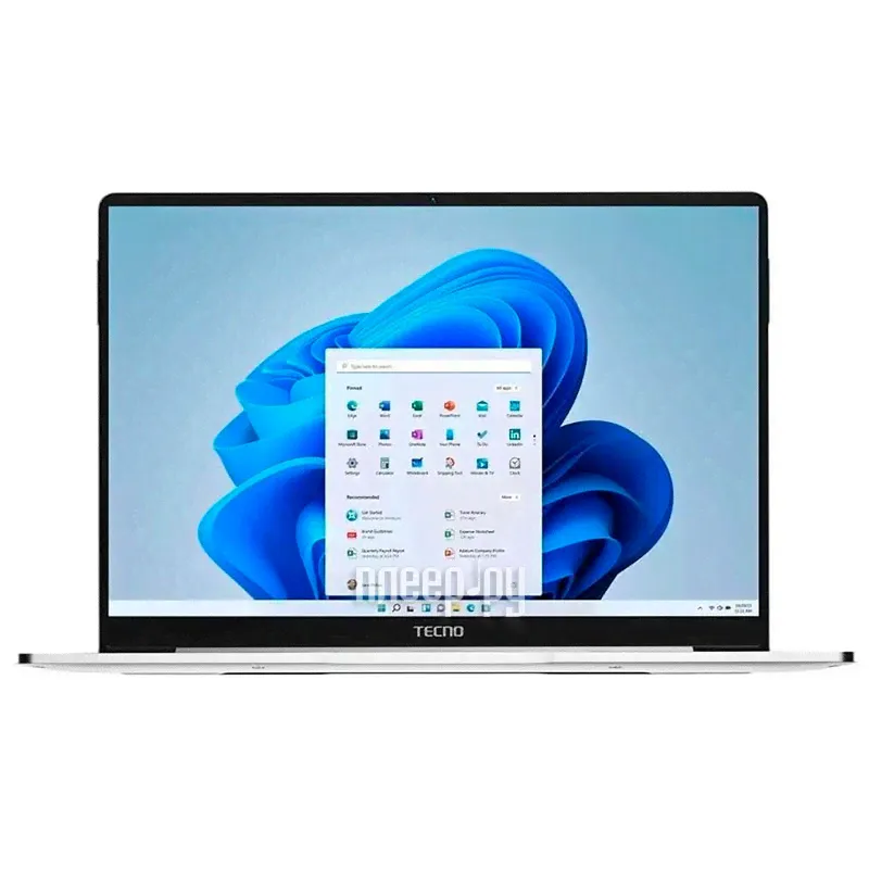 Ноутбук Tecno T1 16G + 512G Silver TCN-T1I5-12.W15.SL (Intel Core i5 12450H 2.5 Ghz/16384Mb/512Gb SSD/Intel UHD Graphics/Wi-Fi/Bluetooth/Cam/15.6/1920x1200/Windows 11)-0