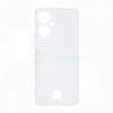Силиконовый чехол противоударный для Tecno Camon 19 / Camon 19 Pro 4G (с картхолдером)