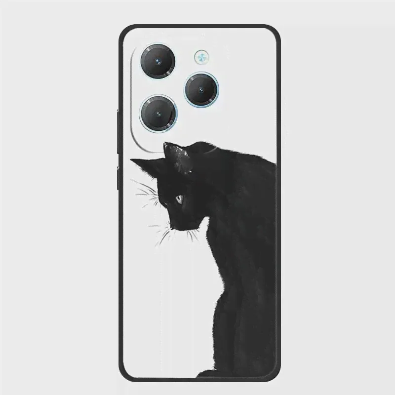 Для Tecno Pova 6 Neo чехол Pova6 Neo Черный силиконовый мягкий чехол для телефона Tecno Pova 6 Neo задняя крышка чехол 6Neo 6,78 милый мультяшный (art.: 3920c64569887)-2