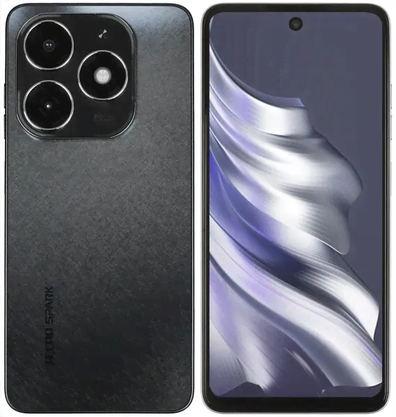 Смартфон TECNO Spark 20 8/128GB Gravity Black (KJ5N)