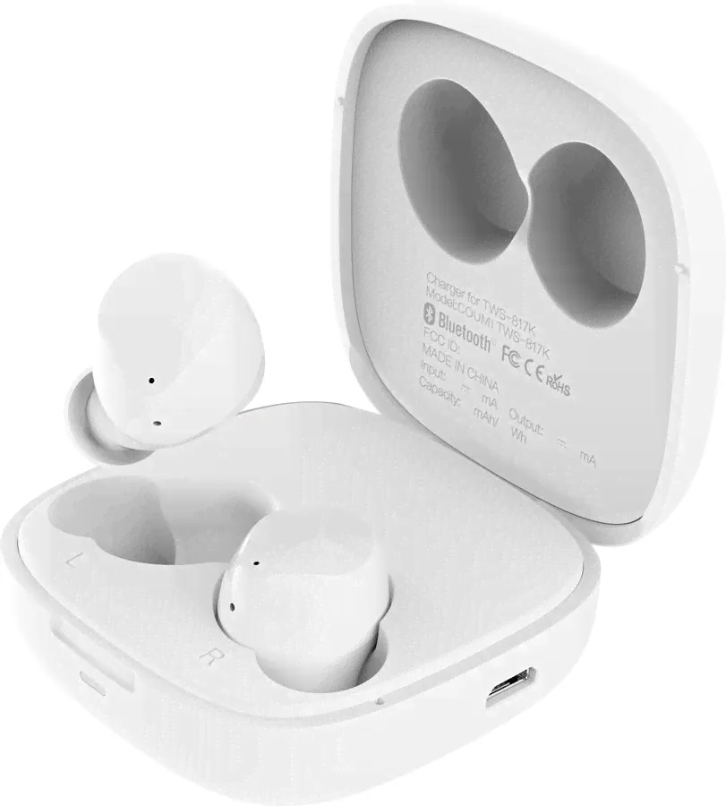 Наушники Tecno Беспроводные Bluetooth SC01 белый/white Tecno SC01 white