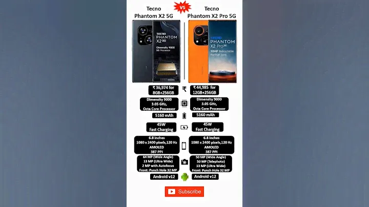 Tecno Phantom X2 5G 🆚 Tecno Phantom X2 Pro 5G Detail comparison #tecnophantomx2 #tecnophantomx2pro